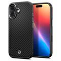 iPhone 17 Spigen Enzo Aramid T Mag Case - MagSafe Compatible - Black / Silver