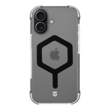 iPhone 17 Tactical MagForce Hexagon Case - MagSafe Compatible - Black / Transparent