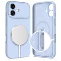 iPhone 17 Tech-Protect Liquid Silicone Case - MagSafe Compatible - Mist Blue