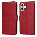 iPhone 17 Wallet Case with Stand - Red