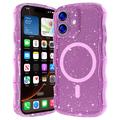 iPhone 17 Wave-Edge Laser Glitter MagSafe Case