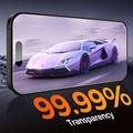 iPhone 18 Full Cover Tempered Glass Screen Protector - 9H - Black Edge