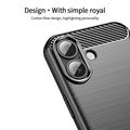 iPhone 18 Mofi Carbon Fiber TPU Case - Black