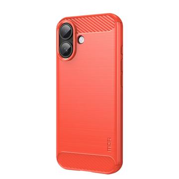iPhone 18 Mofi Carbon Fiber TPU Case - Red