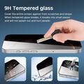 iPhone 18 Privacy Full Cover Tempered Glass Screen Protector - Black Edge