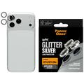 iPhone 18 Pro/18 Pro Max PanzerGlass Hoops Ceramic Camera Lens Protector - Glitter silver