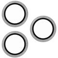 iPhone 18 Pro/18 Pro Max PanzerGlass Hoops Ceramic Camera Lens Protector - Glitter silver