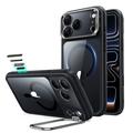 iPhone 18 Pro/17 Pro ESR Classic Hybrid Kickstand MagSafe Case - Black / Clear