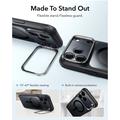 iPhone 18 Pro/17 Pro ESR Classic Hybrid Kickstand MagSafe Case - Black / Clear