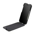 iPhone 18 Pro/17 Pro Melkco Magnetic Vertical Flip Case - Black