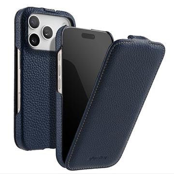 iPhone 18 Pro/17 Pro Melkco Magnetic Vertical Flip Case - Blue