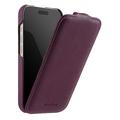 iPhone 18 Pro/17 Pro Melkco Magnetic Vertical Flip Case - Purple