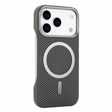 iPhone 18 Pro/17 Pro Slim Carbon Fiber Magnetic Case - Grey