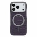 iPhone 18 Pro/17 Pro Slim Carbon Fiber Magnetic Case - Purple