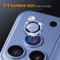 iPhone 18 Pro/18 Pro Max Northjo Glitter Camera Lens Protector - Blue