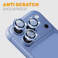 iPhone 18 Pro/18 Pro Max Northjo Glitter Camera Lens Protector - Blue