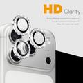 iPhone 18 Pro/18 Pro Max Northjo Glitter Camera Lens Protector - Silver