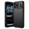 iPhone 18 Pro Brushed TPU Case - Carbon Fiber