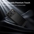 iPhone 18 Pro Brushed TPU Case - Carbon Fiber - Black