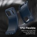 iPhone 18 Pro Brushed TPU Case - Carbon Fiber - Blue