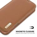 iPhone 18 Pro Dux Ducis Hivo Wallet Leather Case - Brown