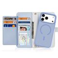 iPhone 18 Pro Dux Ducis Lawa Wallet Leather Case w. Magnetic Cover - Baby Blue