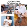 iPhone 18 Pro Dux Ducis Lawa Wallet Leather Case w. Magnetic Cover - Grey