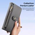 iPhone 18 Pro Dux Ducis Lawa Wallet Leather Case w. Magnetic Cover - Grey