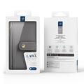 iPhone 18 Pro Dux Ducis Lawa Wallet Leather Case w. Magnetic Cover - Grey