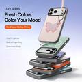 iPhone 18 Pro Dux Ducis Luvy Case with Finger Ring/Hand Strap - Light Pink / Butterfly