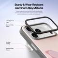 iPhone 18 Pro Dux Ducis Luvy Case with Finger Ring/Hand Strap - Light Pink / Butterfly