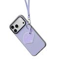iPhone 18 Pro Dux Ducis Luvy Case with Finger Ring/Hand Strap - Purple / Shell