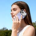 iPhone 18 Pro Dux Ducis Luvy Case with Finger Ring/Hand Strap - Purple / Shell
