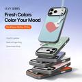 iPhone 18 Pro Dux Ducis Luvy Case with Finger Ring/Hand Strap - Sky Blue / Heart