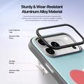 iPhone 18 Pro Dux Ducis Luvy Case with Finger Ring/Hand Strap - Sky Blue / Heart