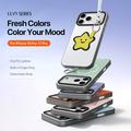 iPhone 18 Pro Dux Ducis Luvy Case with Finger Ring/Hand Strap - White / Star