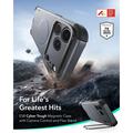iPhone 18 Pro/17 Pro ESR Cyber Tough Kickstand MagSafe Hybrid Case - Grey