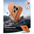iPhone 18 Pro/17 Pro ESR Cyber Tough Kickstand MagSafe Hybrid Case - Orange