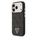 iPhone 18 Pro Guess 4G Strass Triangle Logo Gold Frame MagSafe Case