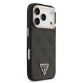iPhone 18 Pro Guess 4G Strass Triangle Logo Gold Frame MagSafe Case
