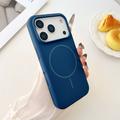 iPhone 18 Pro Liquid Silicone Case - MagSafe Compatible - Dark Blue