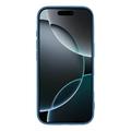 iPhone 18 Pro Liquid Silicone Case with Ring Holder and Wrist Strap - Midnight Blue