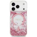 iPhone 18 Pro Max/17 Pro Max Guess Resin Bottom Glitter MagSafe Case - Pink