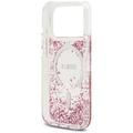 iPhone 18 Pro Max/17 Pro Max Guess Resin Bottom Glitter MagSafe Case - Pink