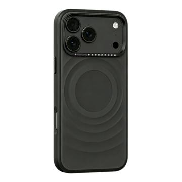 iPhone 18 Pro Max/17 Pro Max Mutural Magnetic Ripple Wave Hybrid Case - Black