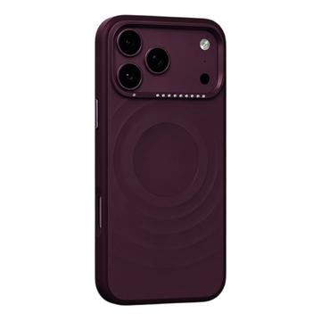 iPhone 18 Pro Max/17 Pro Max Mutural Magnetic Ripple Wave Hybrid Case - Cherry Red
