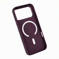 iPhone 18 Pro Max/17 Pro Max Mutural Magnetic Ripple Wave Hybrid Case - Cherry Red