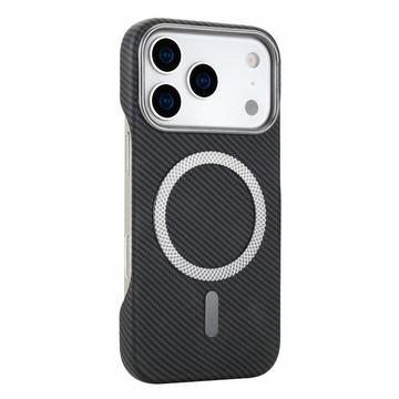 iPhone 18 Pro Max/17 Pro Max Slim Carbon Fiber Magnetic Case - Black