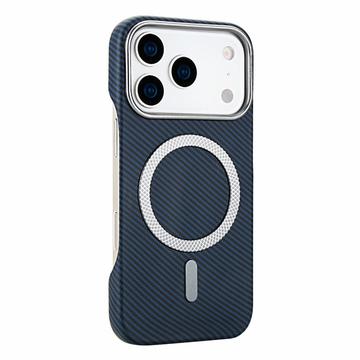 iPhone 18 Pro Max/17 Pro Max Slim Carbon Fiber Magnetic Case - Blue