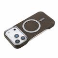 iPhone 18 Pro Max/17 Pro Max Slim Carbon Fiber Magnetic Case - Brown